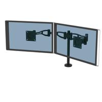 8041701 Fellowes Desk Mounting Monitor Arm for 2 x Screen, 32in Screen Size