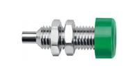 rs-bu-403-ni-ge Schutzinger Yellow Female Banana Socket, Solder Lug Termination, 32A, 30 V ac/dc, 60 V ac/dc, Nickel Plating
