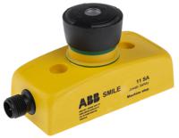 2tla030050r0500-smile-11-sa-tina ABB Jokab Smile 11 SA Tina Series Black Illuminated Twist Release Push Button, IP65