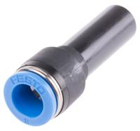 qs-10h-8 Festo QS Series Reducer Nipple, Push In 10 mm to Push In 8 mm, Tube-to-Tube Connection Style, 153043