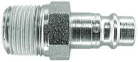 103105154 CEJN Steel Male Pneumatic Quick Connect Coupling, R 3/8 Male Threaded