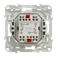 s530285 Schneider Electric Grey Rocker Switch, 2 Way, 1 Gang, Odace