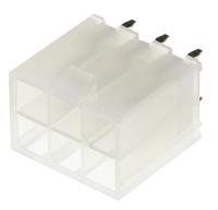 39-28-1063 Molex Mini-Fit Jr Series Straight Through Hole PCB Header, 6 Contact(s), 4.2 mm Pitch, 2 Row, Shrouded