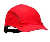 7100217868 3M Red Short Peaked Bump Cap, ABS Protective Material