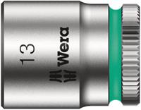 05003511001 Wera 1/4 in Drive 12mm Standard Socket, 6 point, 23 mm Overall Length