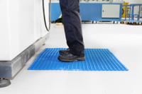 co020605 Coba Europe Blue Anti-Slip PVC Mat, Cross Ribbed Finish 5m x 0.6m x 12mm
