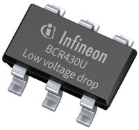 bcr430uxtsa2 Infineon BCR430UXTSA2 LED Driver IC, 6/42 V 100 mA 6-Pin PG-SOT23-6