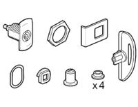 0-358-08 Legrand Double Bit Lock Insert For Use With Atlantic Enclosure