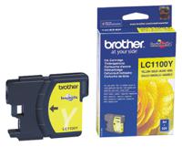 lc1100y Brother LC1100Y Yellow Ink Cartridge