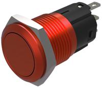 82-47511000 EAO Series 82 Series Push Button Switch, Momentary, Flush Mount, 16mm Cutout, SPST, SPST, IP65, IP67