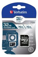 47041 Verbatim 32 GB MicroSDHC Micro SD Card, Class 10, UHS-1 U3