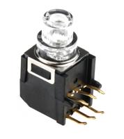 k5v1-gn-43-t C & K Green Button Tactile Switch, SPDT 100 mA @ 32 V dc 4mm