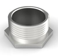 471-1388 RS PRO Male Bush, Conduit Fitting, 25mm Nominal Size, 316 Stainless Steel, Silver IP67 rating