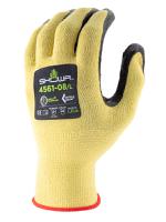 shos3772 Showa 451 Yellow Elastane Elastane Work Gloves, Size 8, Nitrile Foam Coating