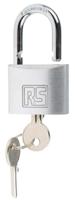 827-4410 RS PRO Key Aluminium Safety Padlock, 6mm Shackle, 40mm Body