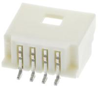 501568-0407 Molex Pico-Clasp Series Right Angle Surface PCB Header, 4 Contact(s), 1 mm Pitch, 1 Row, Shrouded
