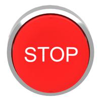 zb4bl434 Schneider Electric Harmony XB4 Series Red Spring Return Push Button Head, 22mm Cutout, IP66, IP67, IP69K