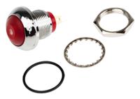 891-9842 RS PRO Illuminated Miniature Push Button Switch, Momentary, Panel Mount, 13.6mm Cutout, SPST, Yellow LED, 250 V ac @