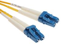 135-553 RS PRO LC to LC Duplex Single Mode OS1 Fibre Optic Cable, 9/125μm, Yellow, 10m