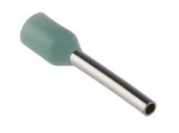 157-1222 RS PRO Insulated Crimp Bootlace Ferrule, 8mm Pin Length, 0.8mm Pin Diameter, 0.34mm² Wire Size, Turquoise