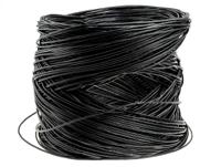 1503a-010u1000 Belden1503A Series 2 Core Line level Low Voltage signal Cable, 0.33 mm² CSA Screened, 3.61mm od, 304m, Black