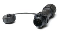 304-628 RS PRO Industrial Circular Connector, 3 Contacts, In-Line, SP11 Connector, Socket, Male, IP68, SP11 Series