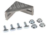 3842529386 Bosch Rexroth M8 Angle Bracket, Connecting Component, Strut Profile 40 mm, Groove Size 10mm