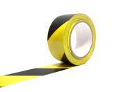 tp010702 Coba Europe Black/Yellow PVC 33m Hazard Tape