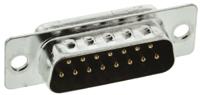 119998-2831 ITT Cannon ZD* 15 Way Panel Mount D-sub Connector Plug, 2.77mm Pitch