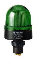 20720075 Werma EM 207 Series Green Steady Beacon, 24 V ac/dc, Panel Mount, LED Bulb, IP65