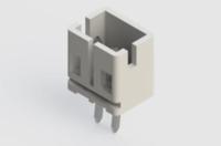 140-502-415-001 EDAC 140 Series Vertical Through Hole PCB Header, 2 Contact(s), 2 mm Pitch, 1 Row, Shrouded