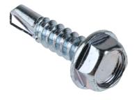 546-5856 RS PRO Bright Zinc Plated Steel Self Drilling Screw M4.8 x 19mm Long