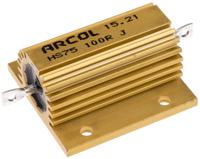 hs75-100r-j Arcol, 100Ω 75W Wire Wound Chassis Mount Resistor HS75 100R J ±5%
