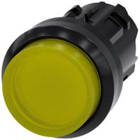 3su1001-0bb30-0aa0 Siemens SIRIUS ACT 3SU10 Series Yellow Momentary Push Button Head, 22mm Cutout, IP66, IP67, IP69K