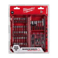 4932492008 Milwaukee Screwdriver Bit Set 75 Pieces, Hexagon, Square