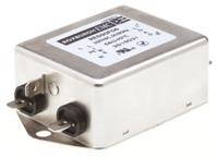 res90f06 Roxburgh EMC, RES90 6A 250 V ac DC → 60Hz, Chassis Mount RFI Filter, Fast-On, Single Phase