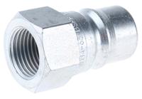 h4-63-bspp Parker Steel Male Hydraulic Quick Connect Coupling, G 1/2 Female