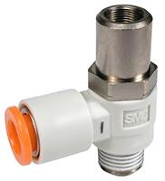 as2311f-01-04sd SMC AS Series Threaded Flow Controller, R 1/8 Inlet Port x 4mm Tube Outlet Port