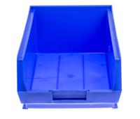 484-4107 RS PRO PP Storage Bin, 350mm x 205mm x 130mm, Blue