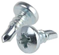 546-5991 RS PRO Bright Zinc Plated Steel Self Drilling Screw No. 10 x 1/2in Long x 13mm Long