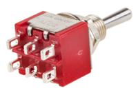 3-1825139-9 TE Connectivity Toggle Switch, Panel Mount, On-On-On, DP3T, Solder Terminal, 120V