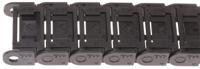 07300380 Igus 7, e-chain Black Cable Chain - Flexible Slot, W37 mm x D15mm, L1m, 38 mm Min. Bend Radius, Igumid G