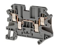 3044542 Phoenix Contact  UT 2.5-QUATTRO Series Grey, Single-Level, Screw Termination