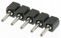 800-80-005-30-480101 Preci-Dip 800 Series Straight Surface Pin Header, 5 Contact(s), 2.54 mm Pitch, 1 Row, Unshrouded
