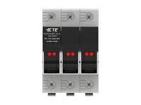 1snf100036r0000 TE Connectivity 30A Fuse Holder for 10 x 38mm Fuse, 3P, 600V