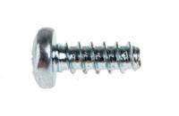 117-6664 RS PRO Bright Zinc Plated Steel Pan Head Thread Forming Screw, N°6 x 3/8in Long 9mm Long