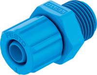 ck-38-pk-9-ku Festo CK Series Straight Fitting, G 3/8 Male to Push In 9 mm, Threaded-to-Tube Connection Style, 6468