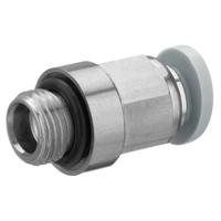 2121008140 EMERSON – AVENTICS QR1-S-RPN Series Straight Fitting, G 1/4 Male to Push In 8 mm, Threaded Connection Style
