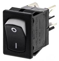 621-1591909wxcs Carlingswitch DPST, On-Off Rocker Switch Panel Mount