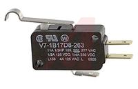 v7-1b17d8-263 Honeywell Roller Lever Micro Switch, Quick Connect Terminal, 10 A @ 125 V ac, SP-CO